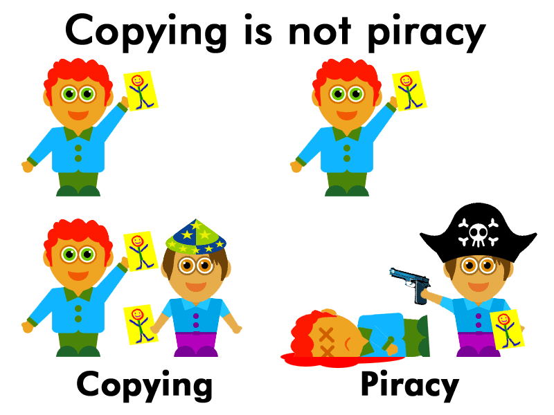 Copying is not piracy
