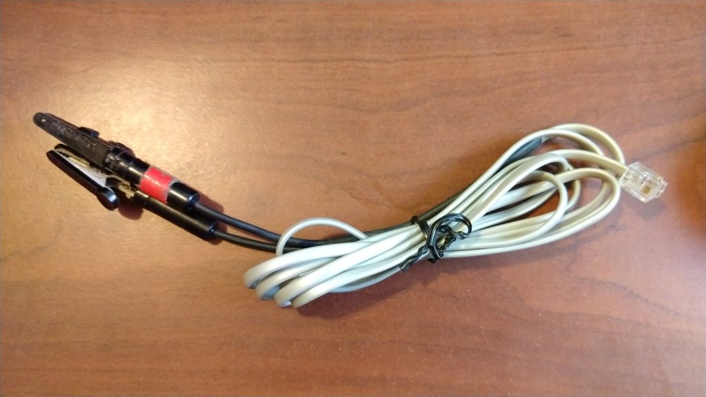 telephone cable with alligator clips